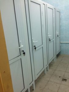 Алюминиевая дверь для санузла и туалета GFTD889